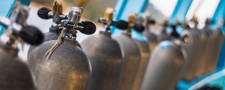 Газовые баллоны на Улице Скобелевской